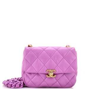 Chanel Lacquered Metal Cc Flap Bag #243607C40B